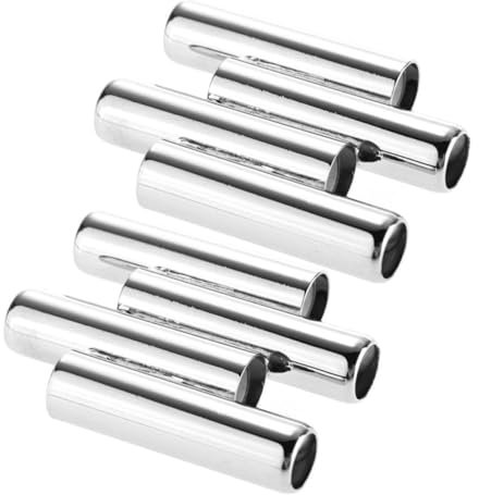 Yardwe 2 Stück Tuner Geigenzubehör Stimmgerät für Violinpfeifen Stimmgerät für Violine aus Stahl Pfeifenstimmer Feinstimmer für Violine Geige stimmen Geigenstimmer Rostfreier Stahl Silber