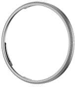JJC Metall Objektiv Dekoration Ring Kompatibel mit Ricoh GR III GR3 GRIII HDF Kamera ersetzt Ricoh Original Ring oder Zubehör GN-1 (Silber)