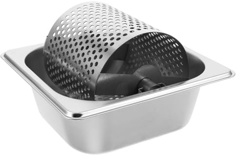 Garneck Strumento per rullo di burro Rullo per burro per decorare torte per mais solido per per barbecue Silver