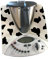 Grafix Aufkleber Fuer Thermomix TM31 Kuhflecken schwarz matt 45x