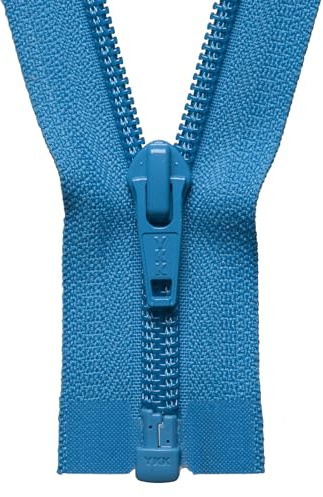 YKK Coil Zip, No. 162 Dark Dusky Blue, 71 cm Length