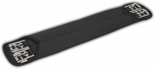 AMKA Neopren-Sattelgurt, Kurzgurt für Dressur, schwarz
