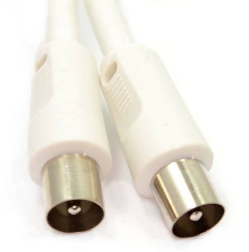 kenable 100Hz HD RF Aerial Cable with Suppressors Plug to Plug 1.5m [1.5 metres]