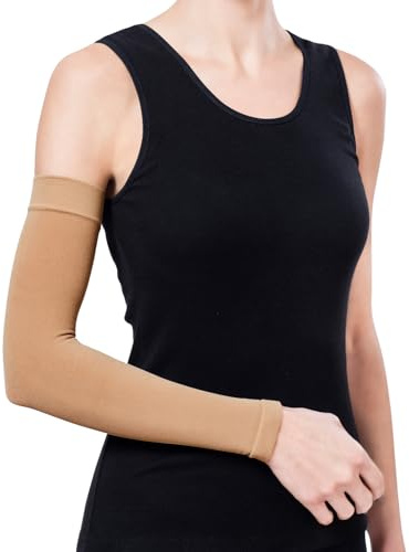 Tonus Elast 23-32 mmHg Kompressionsärmel nach Mastektomie - Größe M | Arm Kompression für Damen, Anti Lymphödem / Lipödem Armstrumpf, KKL 2 Kompressionsstrumpf