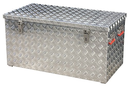 Alluminium Riffelblech-Box Alu 250 Liter ALUT250 L 1022 x B 500 x H 500 mm