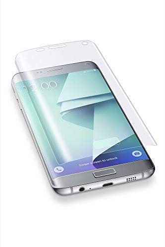 Cellular Line 37366 - Protector de pantalla (Samsung Galaxy S7 Edge, resistente a los arañazos, transparente, 1 unidad)