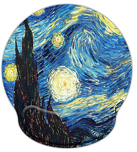 Tappetino Mouse con Poggiapolsi, Gaming Tappetino Mouse Ergonomico Supporto per Polsoi, Base di Gomma Mouse Pad per Computer, Notebook e Laptop