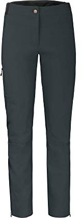 Bergson AKKA Vario (Slim) | Damen Wanderhose, sportlich, elastisch, komfortabel, Ebony [949], 42 - Damen