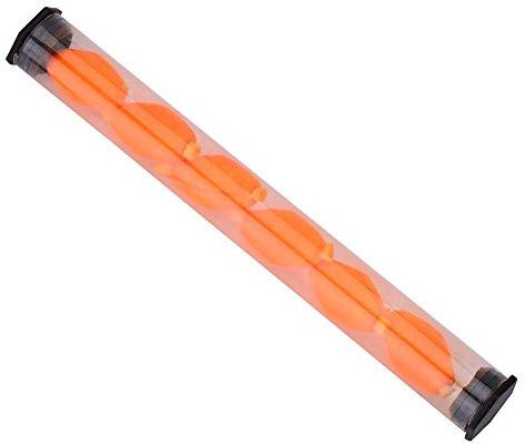 VOBOR Fliegenfischen Streikindikatoren - Float Foam Streikindikator, Fliegenfischen Boje Bobbers Angelzubehör Für Fliegenfischen (6 Teile/Satz) (Farbe : Orange)