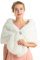 Unicra Braut Hochzeit Kunstpelz Schal Wrap Braut Pelz Schal Fell Wraps und Tücher für Frauen beige, One size