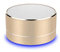 Shot Case Metal Bluetooth Speaker for iPhone 11 Pro USB Port TF Card Auxiliary Speaker Micro Mini (Gold)