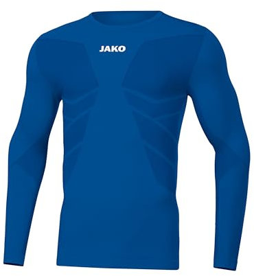 JAKO Kinder Longsleeve Comfort 2.0, Sportroyal, 3XS