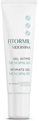 Vidermina Fitormil Gel Intimo Menopausa – 30 ml – Idrata e Dona Comfort Contro la Secchezza – Per Pre, Post e Menopausa – pH e Osmolalità Raccomandati per Lubrificanti Intimi – Ipoallergenico