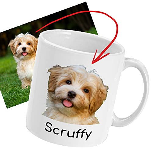 Mug en céramique personnalisable pour chien 325 ml