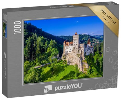 puzzleYOU: Puzzle 1000 Teile „Burg von Bran, bekannt für den Mythos Dracula, Rumänien“ – aus der Puzzle-Kollektion Rumänien