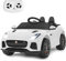 COSTWAY Jaguar Elektro Kinderauto mit Geschichten & Musik & Hupe & Scheinwerfer, 12V Kinderfahrzeug mit 2,4G Fernbedienung, Elektroauto 3-5km/h für Kinder ab 3 Jahre (Weiß)