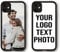 Mobile Stuff Personalised Phone Case for iPhone 12/12 Pro, Shockproof TPU Bumper back Custom Cover Collage Your Own Photo for iPhone 12/12 Pro - 6.1 Inch, Personalize with One Image Collage Layout