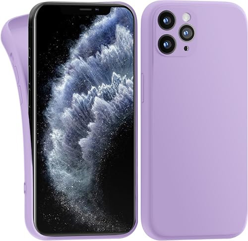 MyGadget Case for iPhone 11 Pro - Cover Ultra Thin TPU - Soft Touch Rubber & Anti-Scratch Shell - Flexible Silicone - Matte Violett