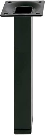 amig 3 Furniture Leg 3, Black/White, 25 x 25 x 400 mm