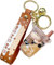 HYKJSHED Kawaii Donut Porte-clés Mignon Bubble Tea - Bear Porte-clés Pendentif Poupée for Fille