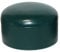 Lot de 8 capuchons de clôture pour poteaux - Pour tube rond de 48 mm - En PVC robuste (vert)