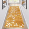 Teppich Läufer Flur rutschfest waschbar Teppichläufer Lang 90x400cm Gelb/orange Kücheteppich Küchenläufer Meterware Korridor Tepiche Esszimmer Schlafzimmer Wohnzimmer Schmutzfangmatte Breit 40-140cm