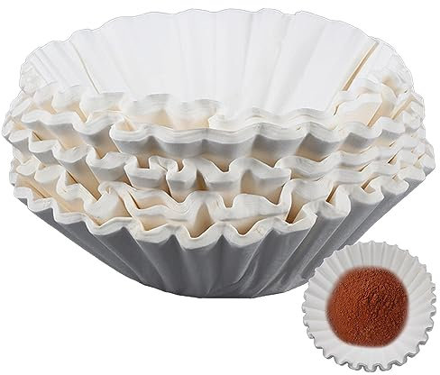 Aibyks Carta da Filtro per caffè Americano - 100 Pezzi di Ricambio per Tazze da caffè Rotonde Freddo,Cestino per caffettiera, per la Preparazione del caffè per Appartamento, casa