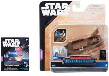 STAR WARS Micro Galaxy Squadron First Order TIE Fighter Mystery Bundle – Véhicules de classe d'armure légère de 7,6 cm et de classe Scout avec accessoires