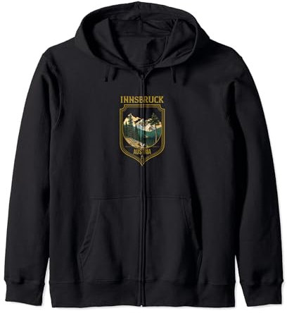 Innsbruck Souvenir Bekleidung - Innsbruck Wandern Kapuzenjacke