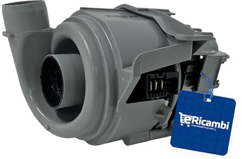 eRicambi®, Ricambio Pompa Motore di Riscaldamento per Lavastoviglie, Compatibile con Bosch Siemens Balay Neff 12014980, Compatibile con Diversi Modelli SMV SMD SMI CG4
