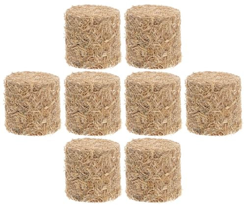 Vaguelly Puppenhaus Mini – 8 Stück Simulierte Foto-Requisiten – Mini-künstlichkeit – Holzhandwerk – Realistisch Und Kompakt