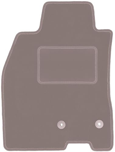 Wielganizator Automatte – Passend für Renault Megane III Schrägheck, Coupé, Kombi 2008-2015 – Velours – Autozubehör - Auto Fußmatten – Fußmatte Auto – 1-teilig - beige