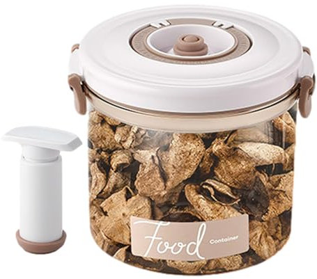 Set De Envases Al Vacío, Recipientes Para Sellar Al Vacío, Recipiente De Almacenamiento De Alimentos Con Bomba De Aire Manual, Organizador De Almacenamiento Hermético Impermeable