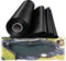 5M×6M Schwarz Wasserdicht Fischteichfolie 6M×8M HDPE Undurchlässig Schwimmteichfolie 7M×9M Flexibel Undurchlässig Wasserfall Bachbrunnen Teichfolie(Größe:4x7m)
