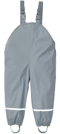 Generisch Unisex Kinder Matschhose Regenlatzhose Ungefüttert Wind-und wasserdichte Regenhose Regenbekleidung Wathose regenhosen für Jungen wasserdicht matschanzug Regenjacke für Mädchen Jungen