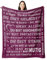 Juratar Geschenke für Frauen Männer, Personalisierte Decke Geburtstagsgeschenk für Frauen, Dankeschön-Geschenke für Freundin Schwester Kollegin, Superweiche Decke aus Flanell (Burgunder)