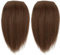 2pcs Haarstücke für dünnes Haar, 9,8 Zoll unsichtbares Haar Topper Dicke Clip an weiblichen oberen Haarstücken zum Hinzufügen von Haarvolumen unsichtbar