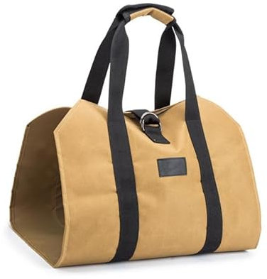 Sharplace Bolsa de Transporte para Almacenamiento de Leña, Soporte para Transportar Leña, Bolsa de Transporte de Leña para El Hogar, Chimenea, Barbacoa, Camping