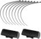 OTOTEC 2 Sets Fahrrad-GPS-Gerätehalter Fahrrad-Lenkerhalterung Kompatibel mit Garmin ETrex 10 20 30 20x 30x Kompatibel mit Garmin Oregon 200/300/400t/400i/400c