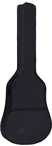 BOWEKAM Home & Garden - Custodia per chitarra classica 3/4, 94 x 35 cm, in tessuto, colore: Nero, Nero