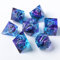 DND Würfel Set Drachenauge Polyedrische Harz Spielwürfel Scharfkantige D&D Rollenspiel-Würfel für Dungeons and Dragons RPG MTG Ttrpg Pathfinder Rollenspiel D20 D12 D10 D8 D6 D4 mit Geschenkbox