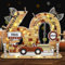 Belillpipi 2025 Holzfarbe Originelle 60 Geburtstag Deko Geburtstag Holz mit LED, Frauen & Männer Geburtstag Pixel Retro Holz-Schild Gästebuch für Geschenke, Partys, Geburtstage, Jubiläum