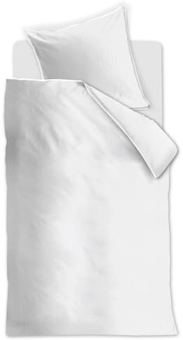 Riviera Maison Wishes bettwäsche-Set 2 TLG. - 135x200 - Weiß - Baumwolle - mit Reißverschluss