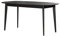 trendteam smart living - Ronin - Esstisch - Schwarz - ovaler Wohnzimmertisch mit Füßen aus Massivholz - (BxHxT) 160 x 77 x 90 cm - Platz für bis zu 8 Personen