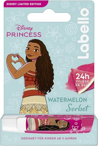 Labello Juicy Melon 2000's Retro Edition, duftender Lippenpflegestift mit natürlichen Ölen und Wassermelonenaroma, pflegender Lippenbalsam für einen zarten Glanz auf den Lippen (4,8 g)