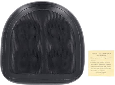 Kuuleyn aufblasbares Spa und, Booster -Sitz, Premium -PVC -Nicht -Slip -Support -Kissen mit Saugbechern verstellbare Festigkeit Home Badewanne Outdoor Pool Spa Accessoire (Schwarz)