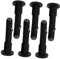 UPKOCH 6PCS Wheelie Bin Hinge Pins for Trash Can Durable Nylon Trash Can Lid Accessories Repair Kit for Household Commercial Waste Bins Easy to Install Hinged Plug for