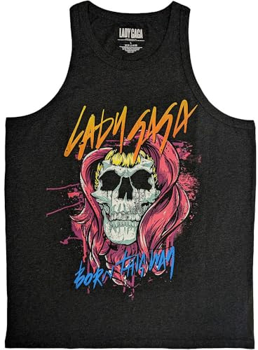 Lady Gaga Born This Way Skull Logo Vest