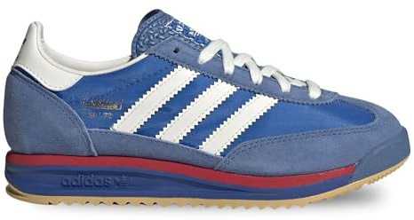 adidas Sl 72 Rs J Undefined's Nylon Suede Overly Eva Midsole Trainers, Blue White, 4.5 Big Kid