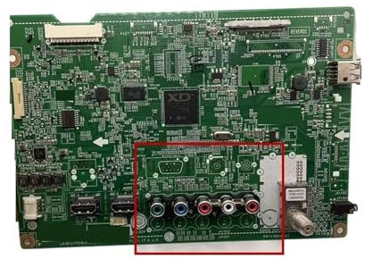Sostituzione della scheda di alimentazione EAX64437505 Scheda driver for TV da 37 pollici, 42 pollici, 47 pollici e 55 pollici, compatibile con LG, scheda madre 42LS4600-TA/47/55LS4600(WHITE-L/R)